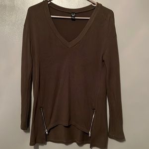 Dressy Long Sleeve with Zippers
